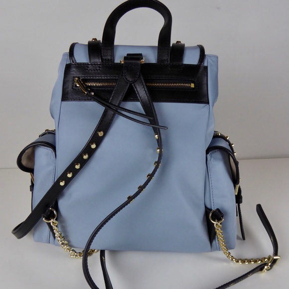 Michael Kors Sm Leila Backpack Nylon & Leather NWT - Picture 4 of 8